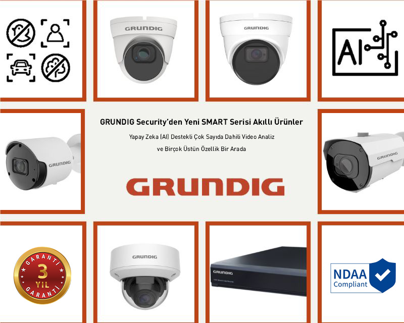 GRUNDIG Security’den Yeni SMART Serisi Akıllı Ürünler